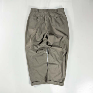 90's～00's NATURAL ISSUE EXECUTIVE KHAKIS カーキ 2タック ワイド スラックス