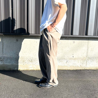 90's～00's NATURAL ISSUE EXECUTIVE KHAKIS カーキ 2タック ワイド スラックス