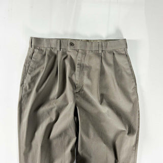 90's～00's NATURAL ISSUE EXECUTIVE KHAKIS カーキ 2タック ワイド スラックス