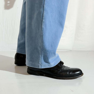 90's～00's Pacer by karen scott パステルブルー ベロア ワイド イージー パンツ