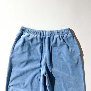 90's～00's Pacer by karen scott パステルブルー ベロア ワイド イージー パンツ