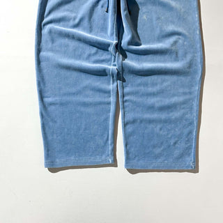 90's～00's Pacer by karen scott パステルブルー ベロア ワイド イージー パンツ