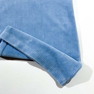 90's～00's Pacer by karen scott パステルブルー ベロア ワイド イージー パンツ