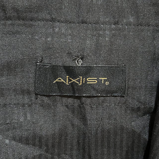 90's～00's axist チャコールグレー レーヨン混 2タック スラックス