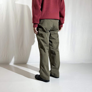 90's～ OLD RALPH LAUREN "PROSPECT PANT" カーキ ワイド チノ パンツ