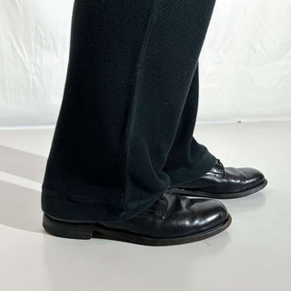 90's～ Ralph Lauren ブラック ドローコード サーマル パンツ