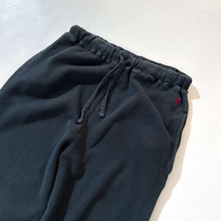 90's～ Ralph Lauren ブラック ドローコード サーマル パンツ