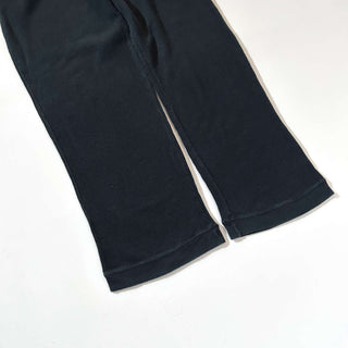 90's～ Ralph Lauren ブラック ドローコード サーマル パンツ