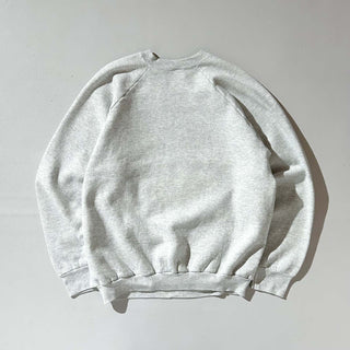 90's "made in USA" FRUIT OF THE LOOM リバーシブル アニマル メッセージ プリント スウェット シャツ