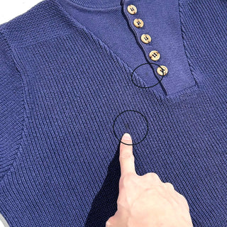 90's "made in USA" Lands' End コットン ジープ ニット セーター