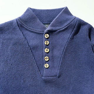 90's "made in USA" Lands' End コットン ジープ ニット セーター