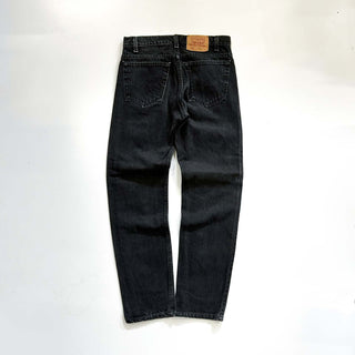 90's "made in USA" Levi's 505 ブラックデニム パンツ(32×32)