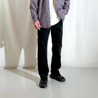 90's "made in USA" Levi's 505 ブラックデニム パンツ(32×32)