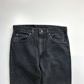 90's "made in USA" Levi's 505 ブラックデニム パンツ(32×32)