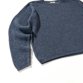 90's "made in USA" St. John's Bay 短丈 メランジ コットン ニット セーター