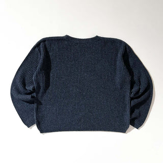 90's "made in USA" St. John's Bay 短丈 メランジ コットン ニット セーター