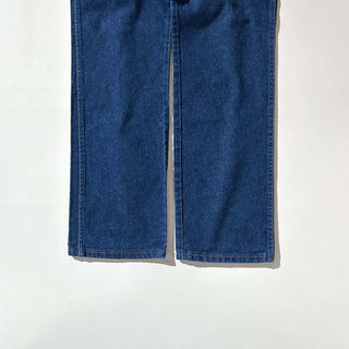 90's "MADE IN USA" Wrangler "濃紺" 936DEN ワンウォッシュ ストレート デニム パンツ