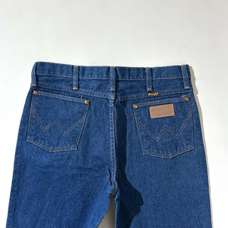 90's "MADE IN USA" Wrangler "濃紺" 936DEN ワンウォッシュ ストレート デニム パンツ