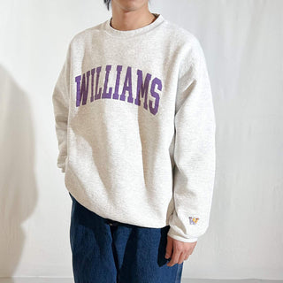 90's "made in USA" the cotton exchange カレッジ プリント スウェット シャツ