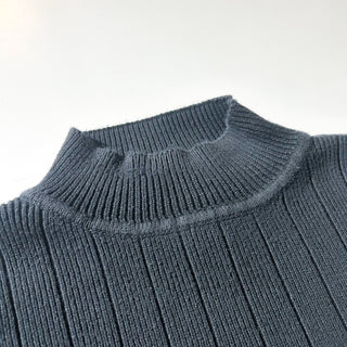 00's CHAPS RALPH LAUREN デザイン ハイネック コットンニット セーター