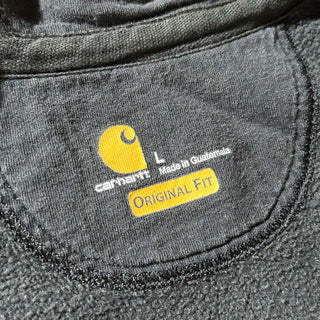 Carhartt "rain defender" ブラック フルジップ スウェット パーカ