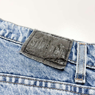 90's "made in USA" SILVER TAB LOOSE デニムスケーターショーツ
