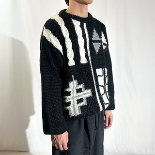 80's～90's FORUM 総柄 ニット セーター