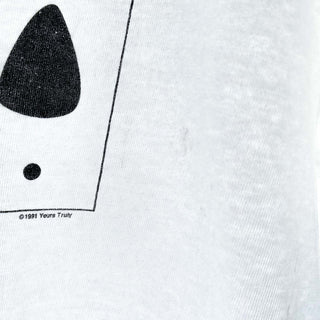 90's "made in USA" Fruit of the Loom "THE EVOLUTION OF AUTHORITY" プリント Tシャツ