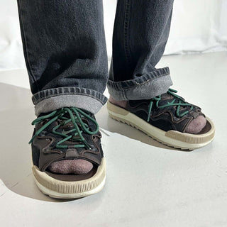 00's FADED GLORY "先染め" ストレート ブラック デニム パンツ