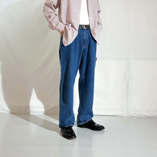 00's Dickies ''濃紺'' ペインター デニム パンツ