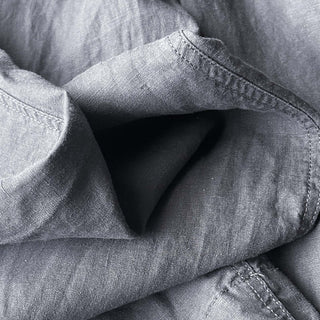 00's L.L.Bean ダークグレー ドローコード リネン ワイド イージー パンツ