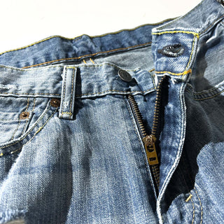 00's Levi's ジップフライ ボロ ダメージ デニム パンツ