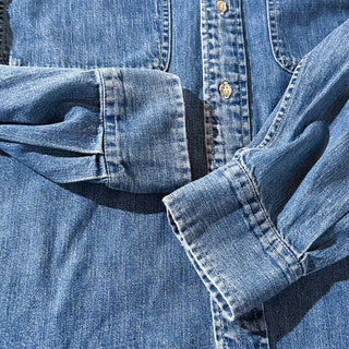 90's OLD GAP デニム レギュラーカラー L/Sシャツ