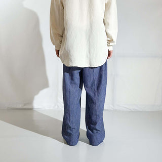 90's～00's STYLE&CO. "極太" レーヨン×ポリエステル ドローコード チェック ワイド イージー パンツ