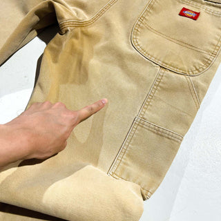 00's Dickies フェード ボロ ダック ペインター パンツ(ベージュ)