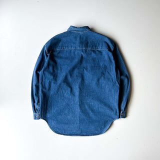 90's～ BREECHES デニム ボタンダウン L/Sシャツ