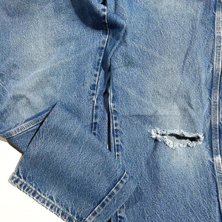 00's Dickies ボロ ワイド ペインター デニム パンツ