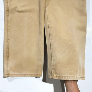 00's Dickies フェード ボロ ダック ペインター パンツ(ベージュ)