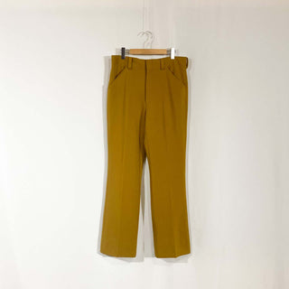 70's～ マスタード フレア スラックス