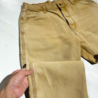 00's Dickies フェード ボロ ダック ペインター パンツ(ベージュ)