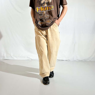 00's Dickies フェード ボロ ダック ペインター パンツ(ベージュ)