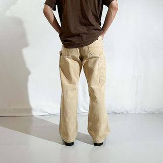 00's Dickies フェード ボロ ダック ペインター パンツ(ベージュ)
