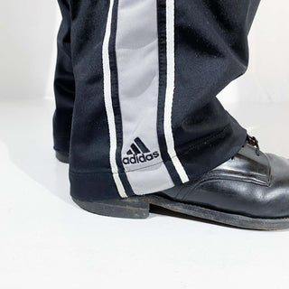 00's adidas ブラック サイドライン カーゴタイプ トラックパンツ