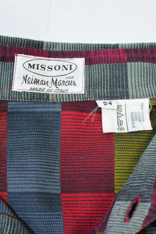 90's～ "made in ITALY" MISSONI 総柄  L/Sシャツ