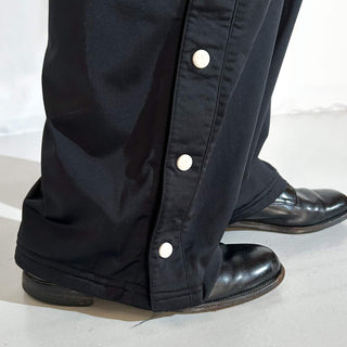 00's adidas ドローコード スナップ ワイド トラック パンツ