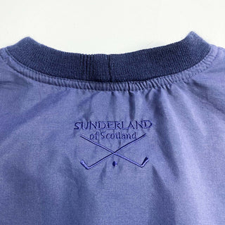 80's～ 90's "Made in SCOTLAND" ワンポイント刺繍 ピーチスキン ウィンドウシャツ