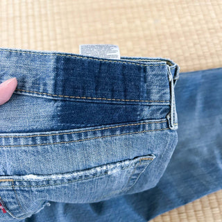00's Levi's ジップフライ ボロ ダメージ デニム パンツ