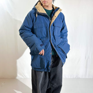 80's "made in USA" L.L.Bean "Baxter State Parka" フーデッド マウンテン ジャケット(ブルー)