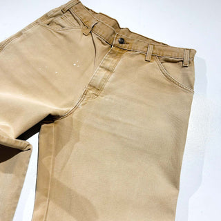 00's Dickies フェード ボロ ダック ペインター パンツ(ベージュ)