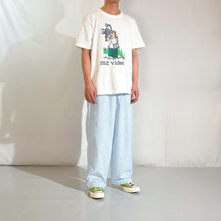 00's Croft＆Barrow シアサッカー ドローコード ワイド イージー パンツ